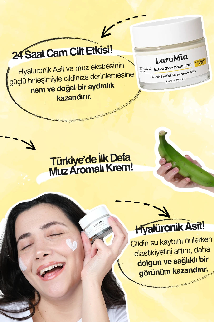Anında Parlaklık Etkili Nemlendirici Krem